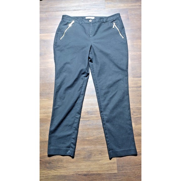 Michael Kors Pants - Michael Kors Dress Pants Black Womens Size 10 Classic Work Straight Leg Casual